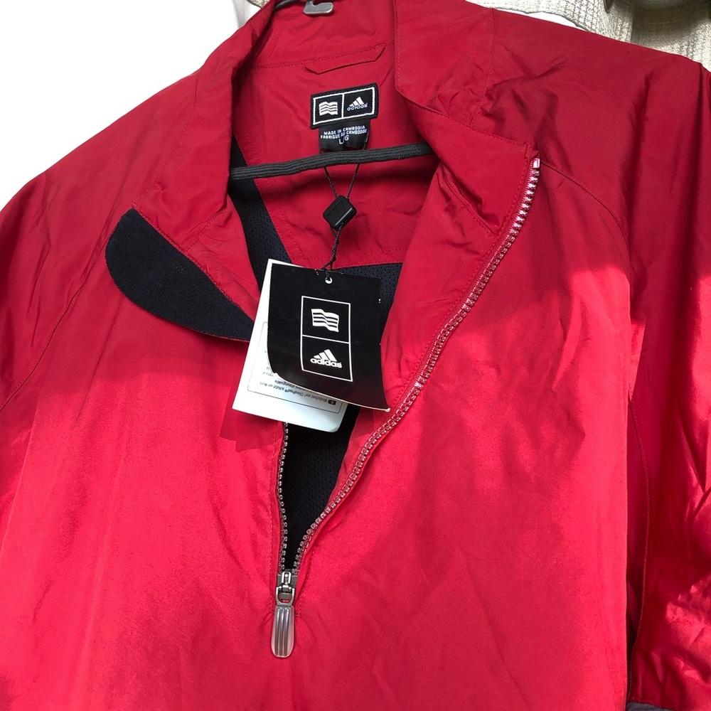 NWT Adidas Climaproof Running Windbreaker Men’s Large